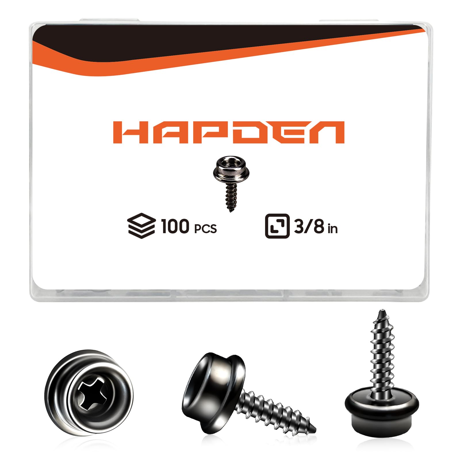 Amazon.com: HAPDEN Boat Canvas Snaps Stainless Steel Screw Boat Cover ...