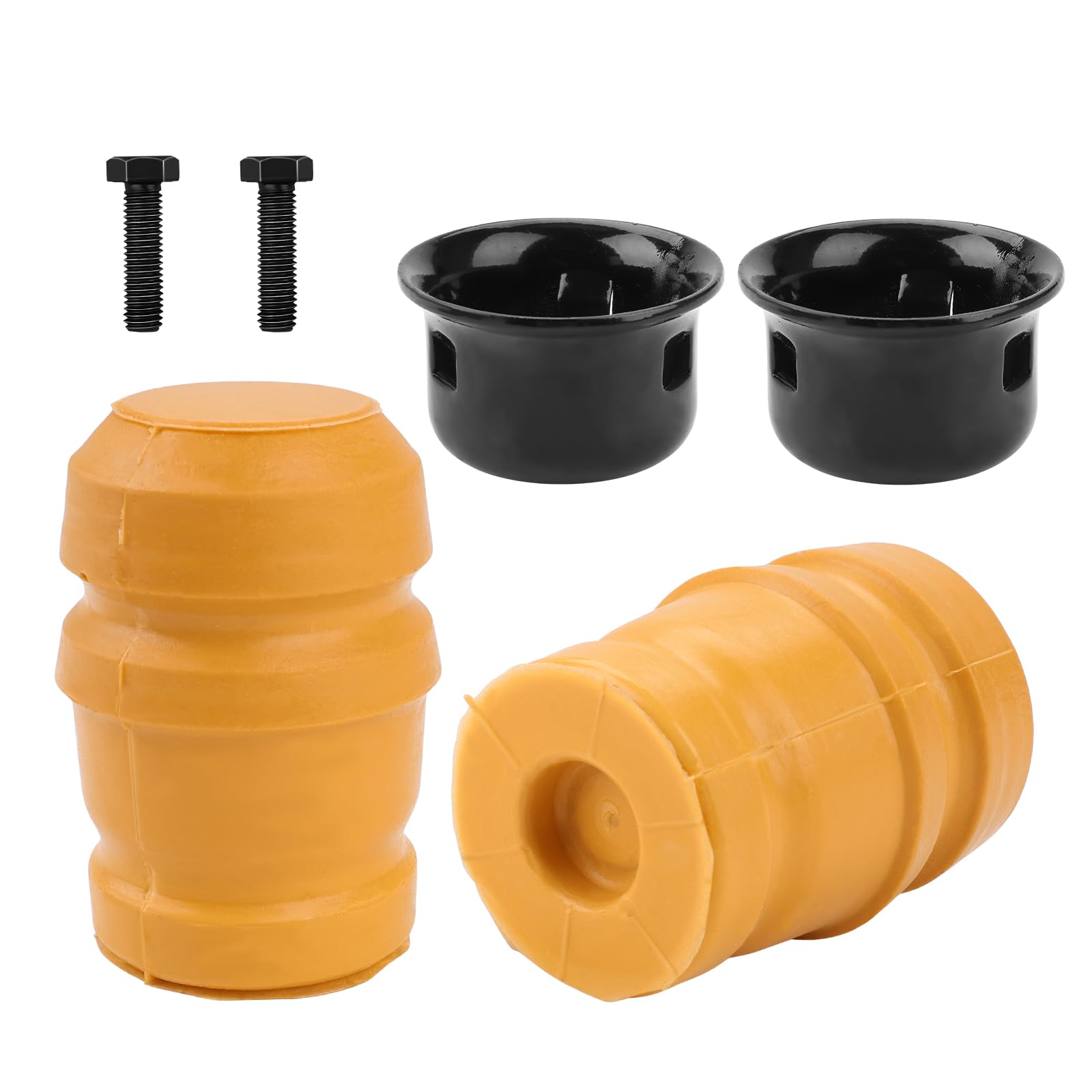 JDMON Bump Stop with Cups, Suspension Jounce Bumper with Brackets Compatible with Jeep Grand Cherokee ZJ 1993-1998, Jeep Wrangler TJ 1997-2006,