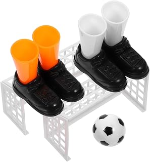 Juego de Futbolín de Dedos para Niños, Mini Juguete de Fútbol de Plástico, Set de 3 Piezas para Desarrollar Creatividad y Fortalecer los Dedos