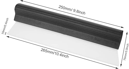 Miniatura 2 de Paquete de 2 limpiaparabrisas, limpiaparabrisas, limpiaparabrisas, profesional, de silicona, para secador de automóvil, ducha con escobilla súper