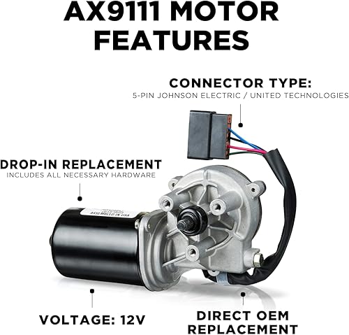 Miniatura 2 de Wexco AX9111 - Motor de limpiaparabrisas Autotex All Make-Blue Bird-Thomas