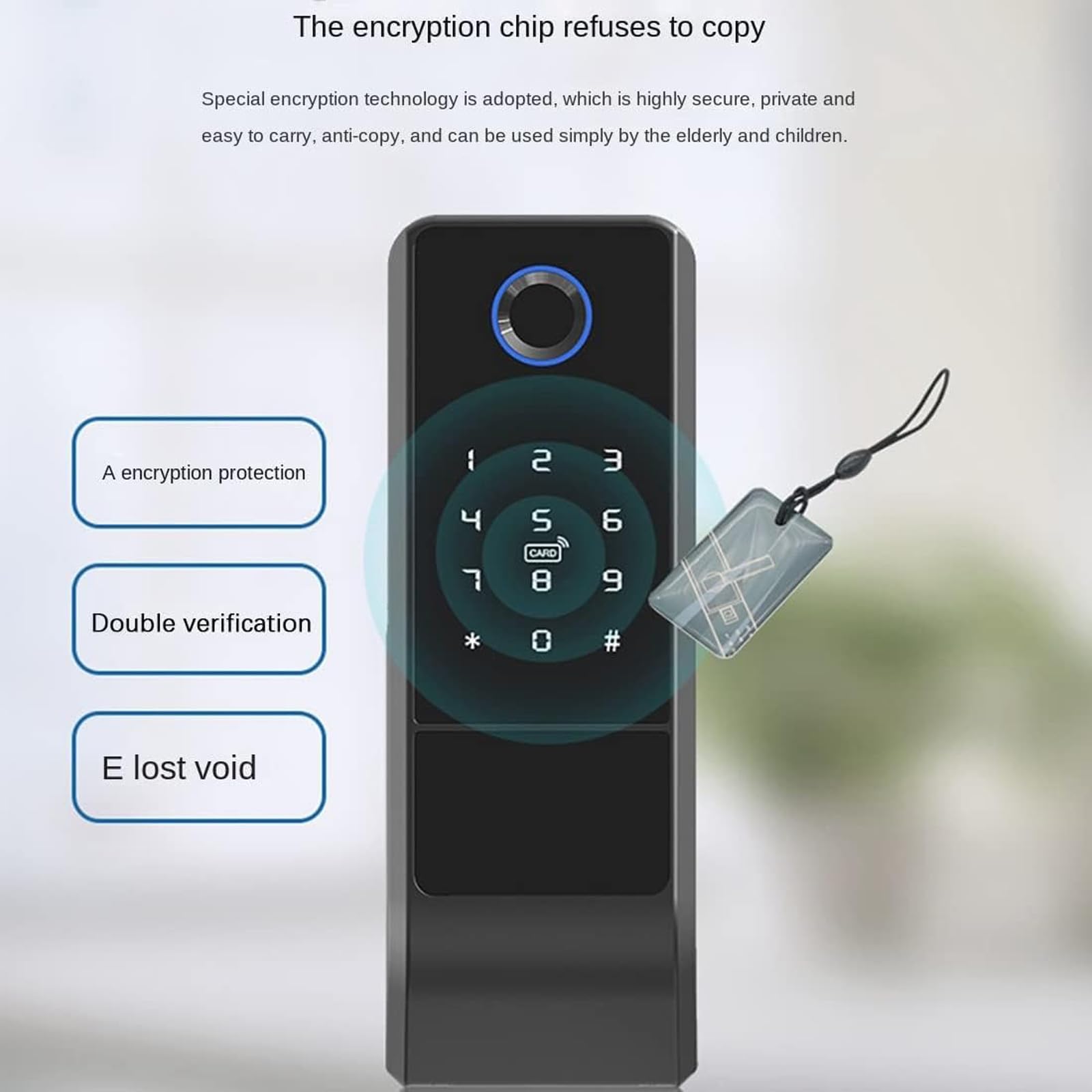 Serratura Digitale Smart WiFi Tuya con Impronte Digitali, Password, Scheda IC e APP, Impermeabile per Cancello Esterno, Alimentazione 4 Batterie AA, Nero