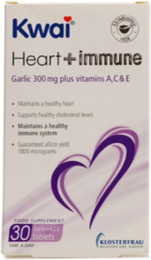 Kwai Heart + Immune Food Supplement 30 Tablets