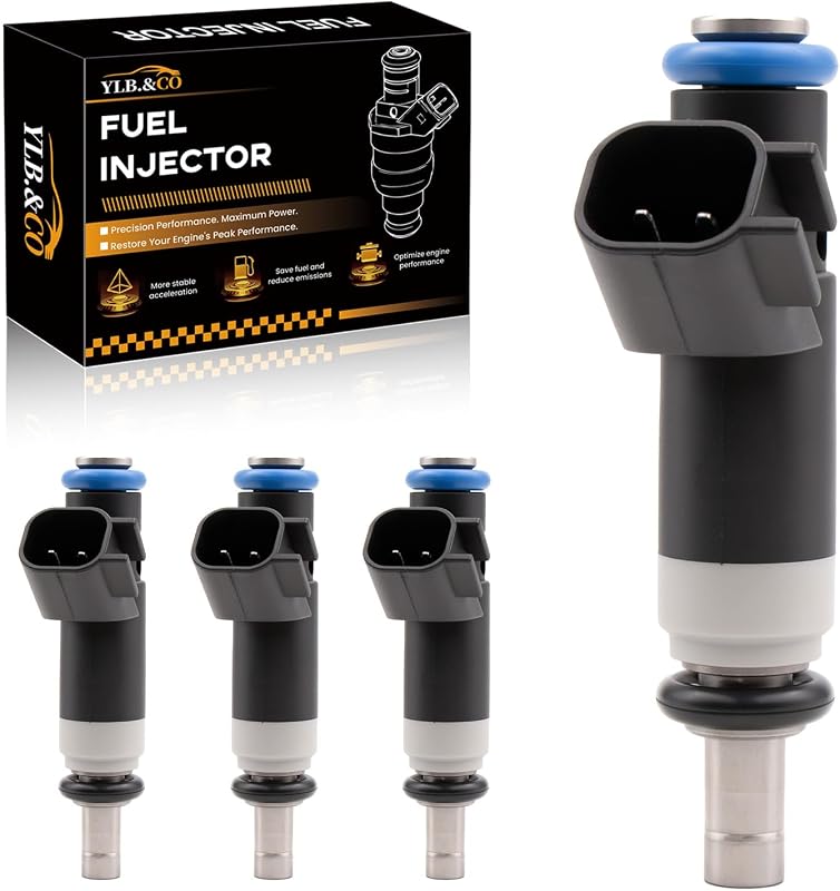 Bicos injetores FJ1058 YLB.&co para Chrysler, Jeep e Dodge L4 2.0L e 2.4L – Conjunto com 4 unidades