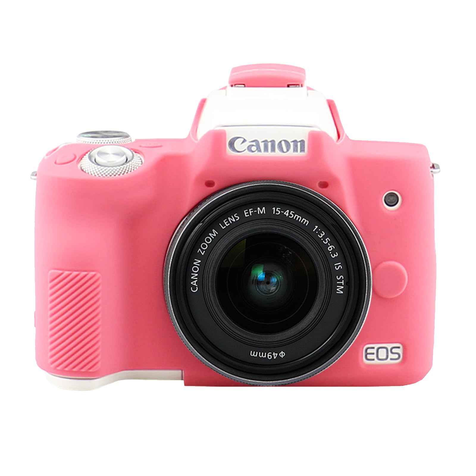 Easy Hood Camera Case for Canon EOS M50/M50 Mark II Digital Camera, Anti-Scratch Soft Silicone Case Cover Housing Protective Cover Protector Camera Body Skin Case (Rose)