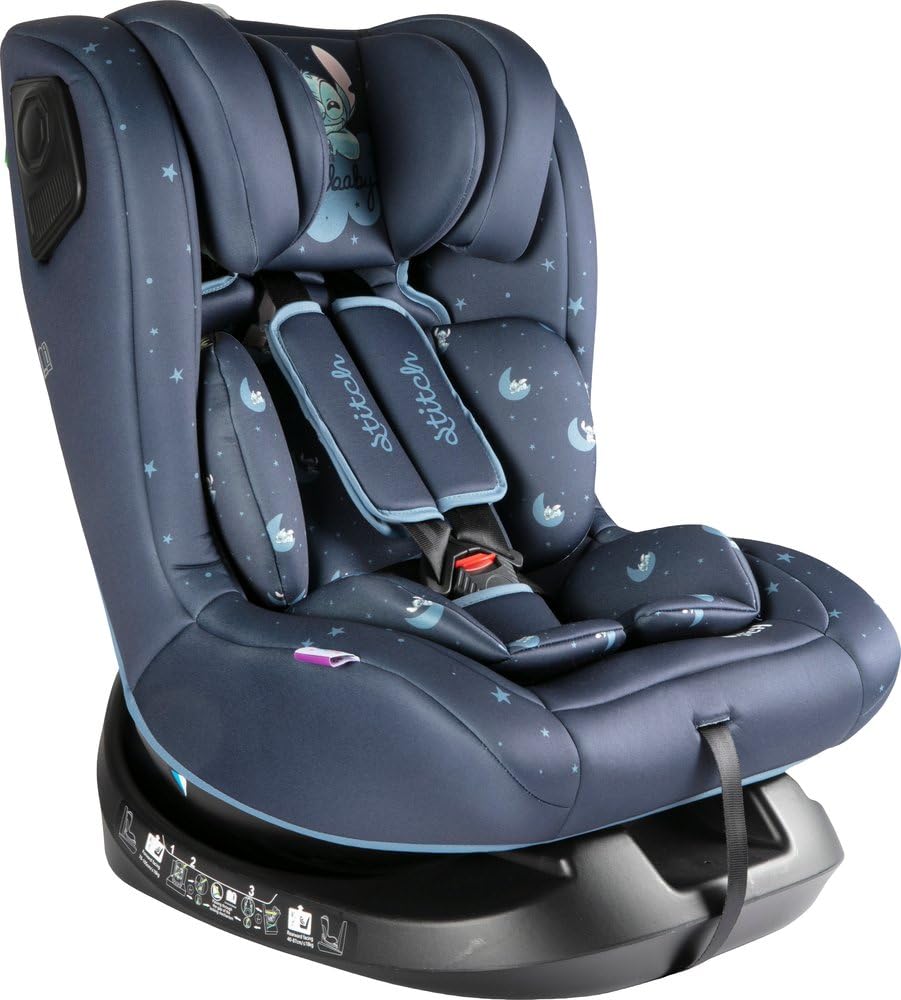 Siège Auto Disney, Stitch 40-105 Cm I-Size R129 -, Siège Auto Pour Enfant Pesant <= 18 Kg, Appui-tête Et Dossier Réglables Sur 3 Niveaux, Installation Avec Ceintures De Sécurité