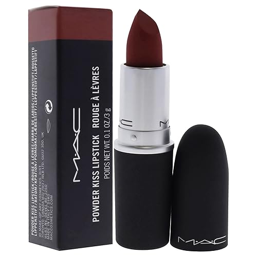 Miniatura 3 de MAC Lápiz labial Powder Kiss - 926 Dubonnet Buzz Lipstick Mujeres 0.1 oz