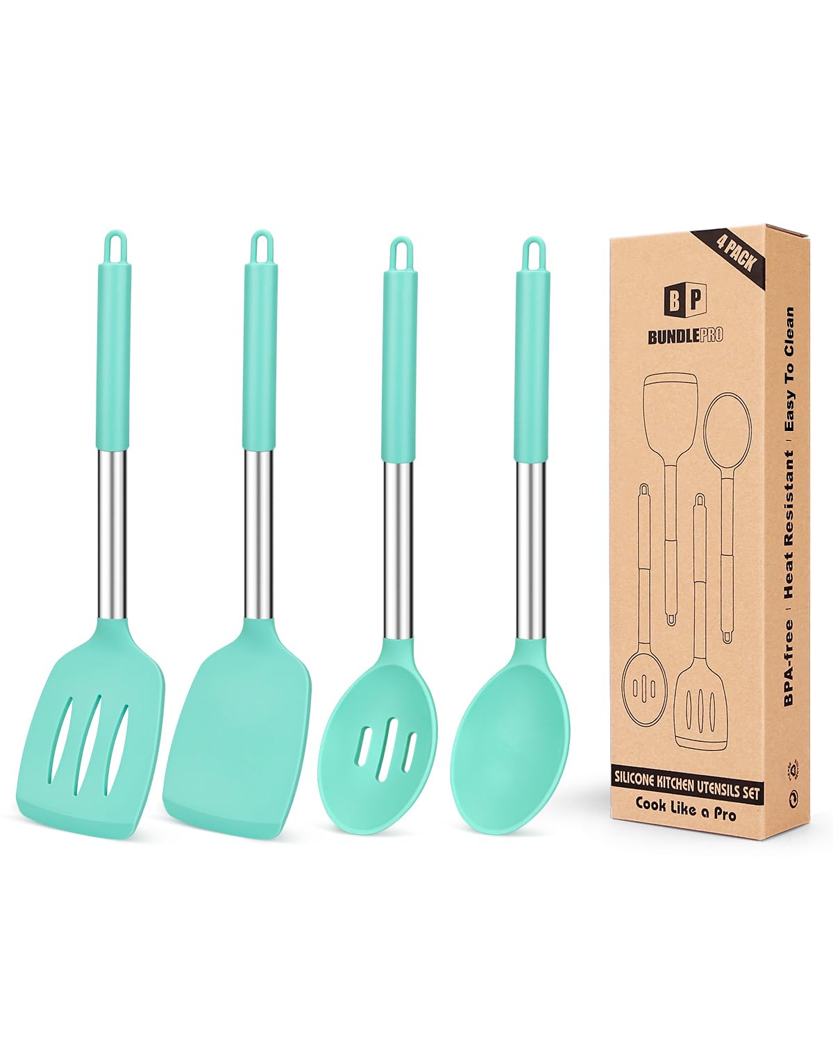 Silicone Cooking Utensil Set - 4 Piece -18