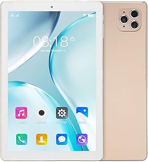 Haofy HD Tablet, Octa Core Processor 10.1 Inch Tablet 5G WiFi 8800mAh Battery UK Plug 100-240V Dual Speakers Dual Cameras for Learning for Android 11.0 (Gold)