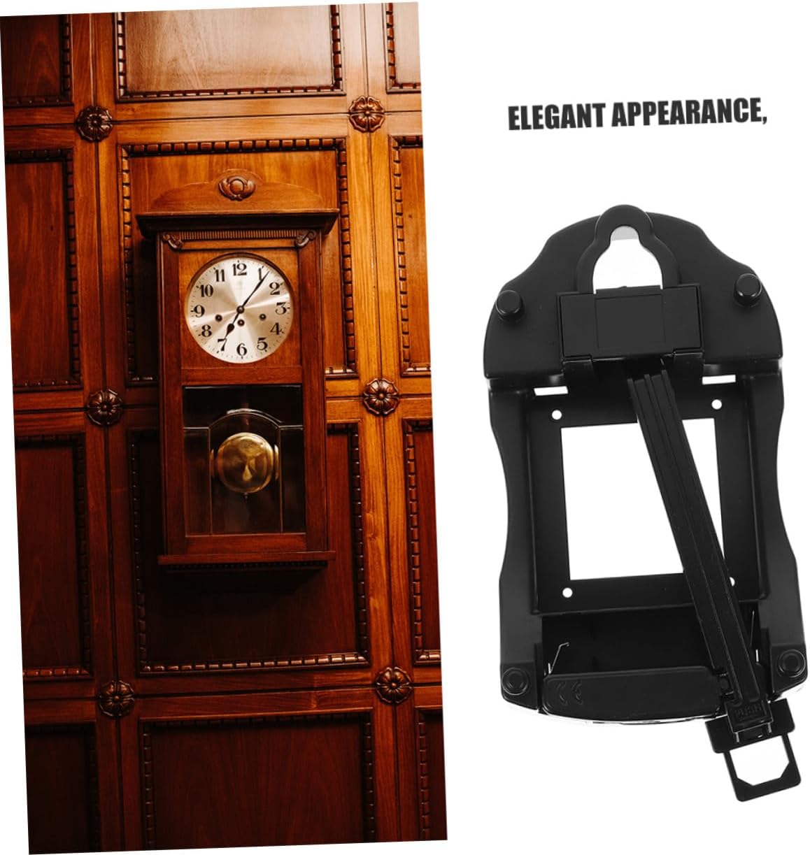 Zerodeko 2Pcs Pendulum Clock Mechanism Replacement Accessory for Grandfather Clocks User Friendly Installation Elegant Design and Weight Stability for Enhanced Performance