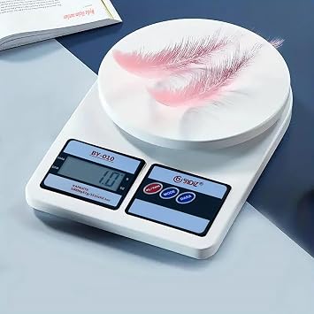 Bydiz Libra BY-010 Digital Kitchen Scale - Kitchen Scale - Tare Feature, LCD Screen, Automatic Closing Feature - 10 kg Capacity 1 Gr Precision Digital Kitchen Scale