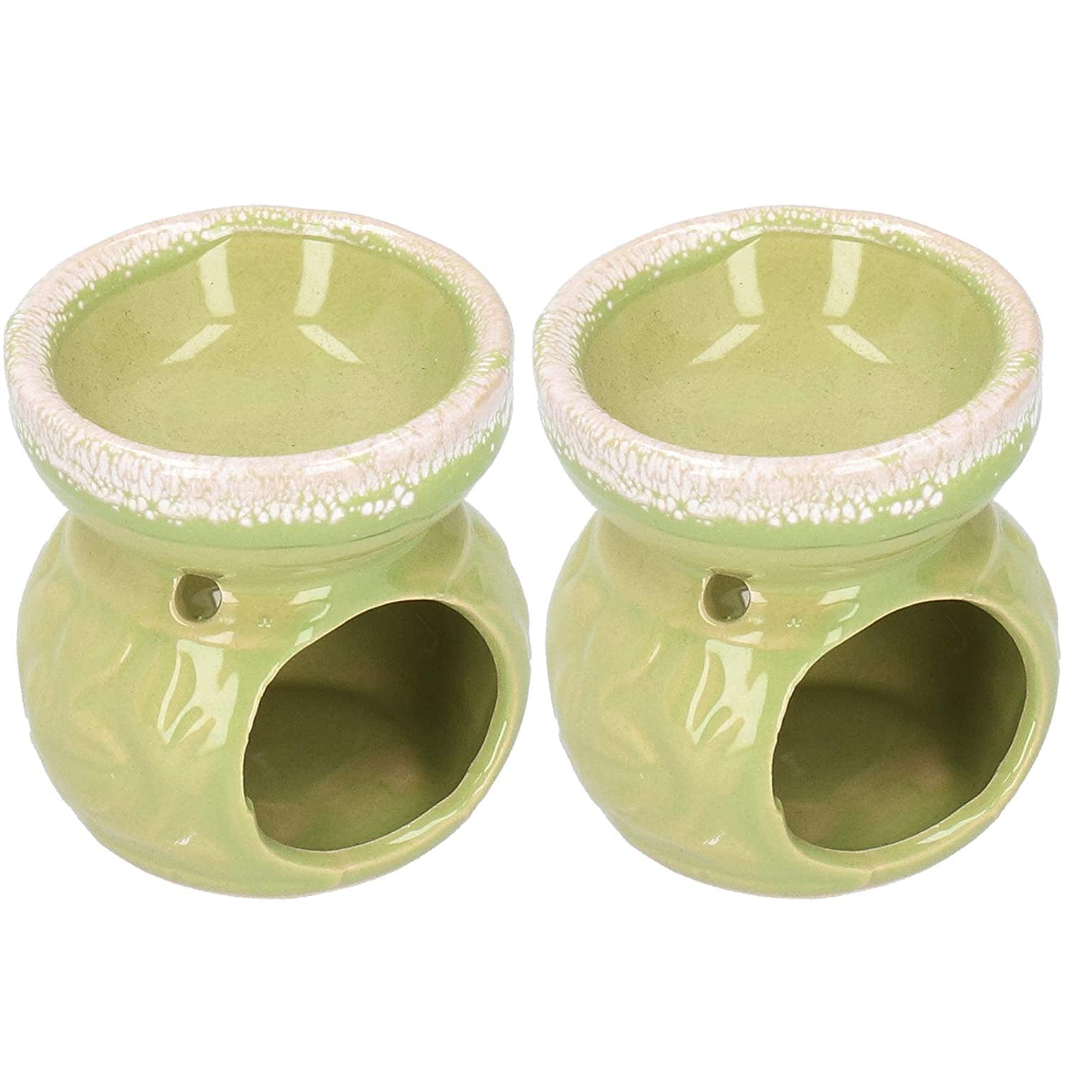 NOBRIM Aromatherapie-Lampe Wachs- und Öl-Keramik-Aromabrenner Aromakerze Keramikofen Dekoration Ätherischer Ölbrenner für Home Office Housewarminggeschenk für Wohnzimmer Studie