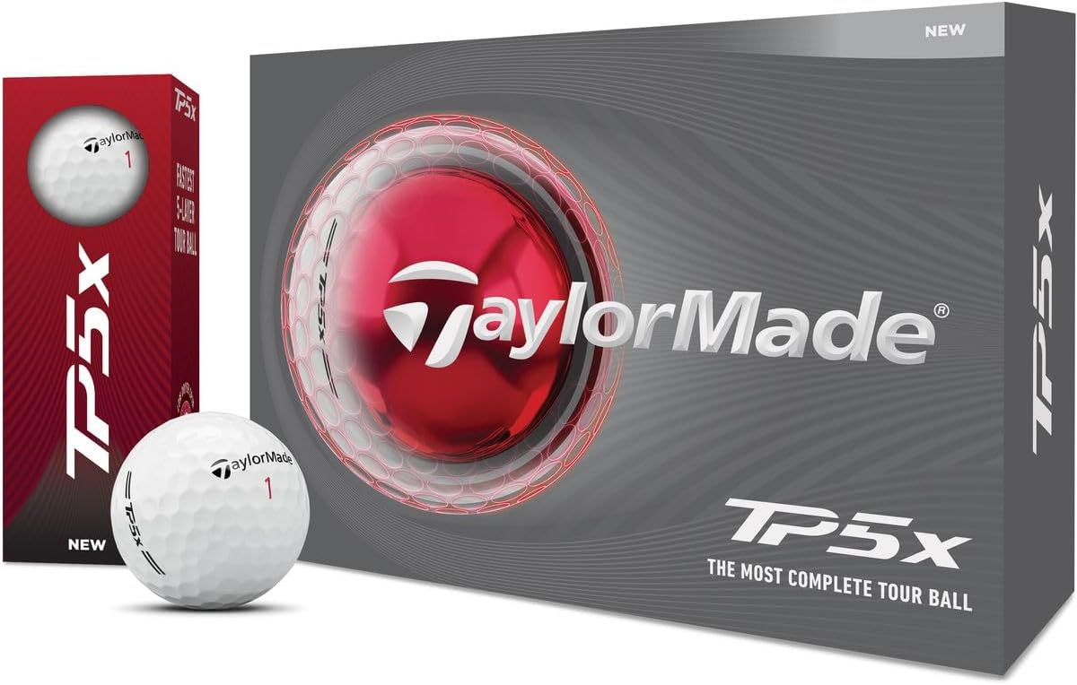 Taylormade TP5x AlignXL Golf Balls - Buy 3 DZ Get 1 DZ Free - 2026 Model