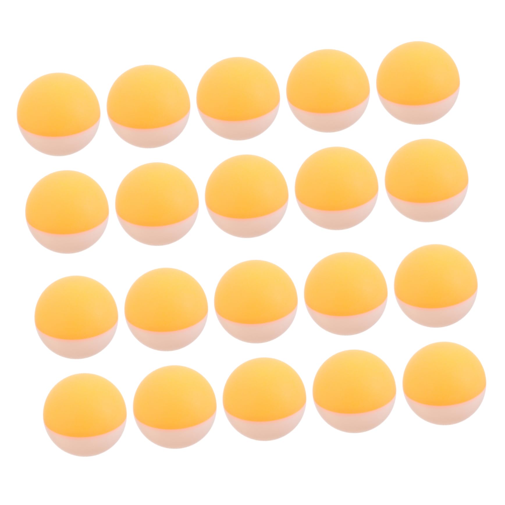 BESPORTBLE 20pcs Table Tennis Balls: Dual-Color Pingpong Balls for Kids Children Training and Recreational Play Indoor and Outdoor Sports Equipment