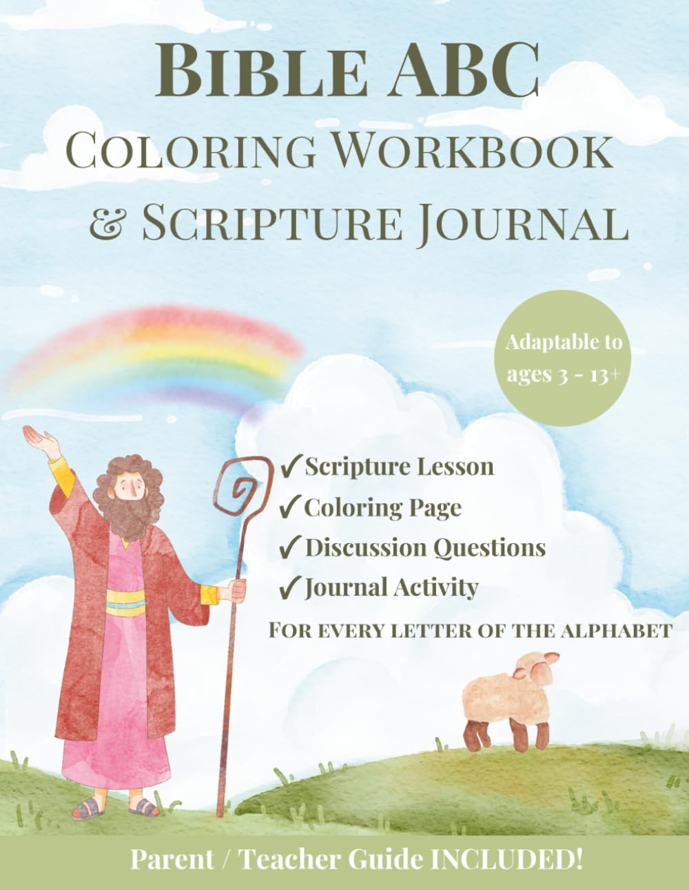 Bible ABC Coloring Workbook & Scripture Journal