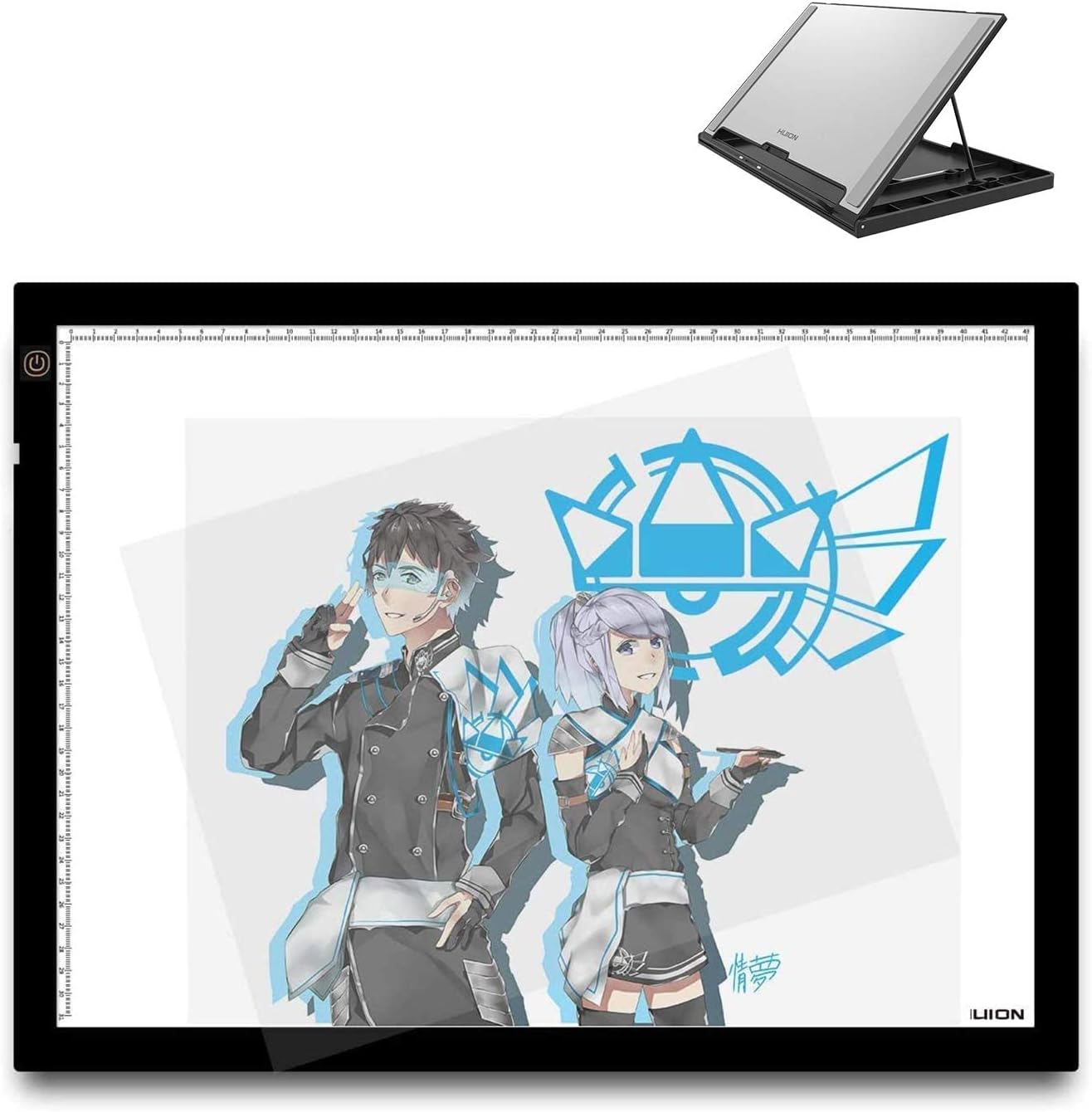 HUION A3 Light Box for Tattoo Tracing ST300 Adjustable Drawing Tablet Stand