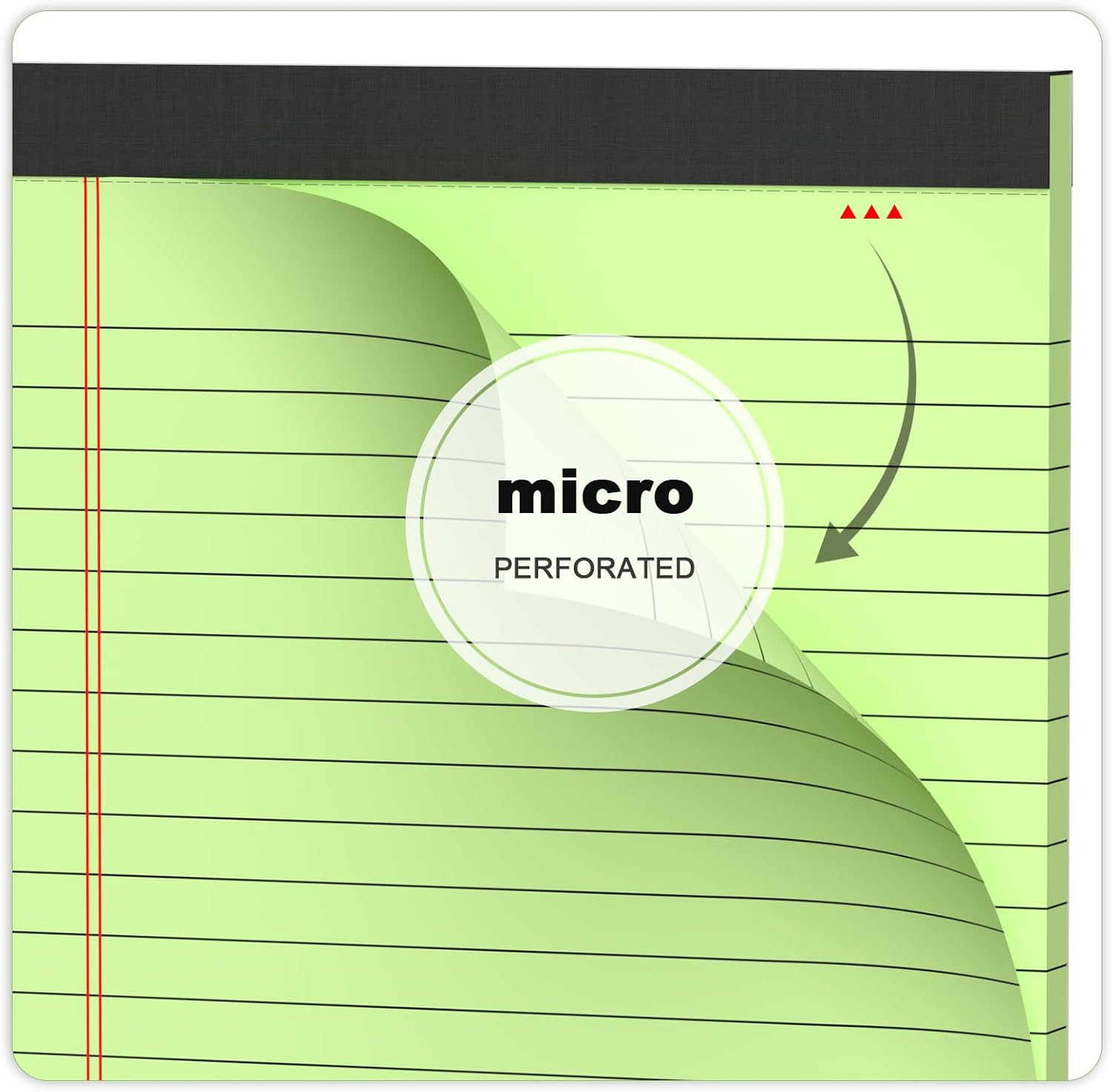 6pcs Small Note Pads 5x8 Notebook Colored Legal Pads Paper College Ruled Notepad Writing Pads 5 x 8 Perforated Narrow Ruled Pads of Paper (Multicolor) - Image 5