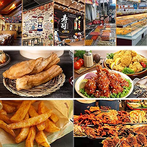 JIADUOFU Professionelle Doppel-Gas-fritteuse,Edelstahl-lpg-Gas-fritteuse Mit Korb Und Deckel,Pommes-fritteusen Mit Einstellbarer Feuerkraft Für Zuhause Und Gewerbe – Bild 8