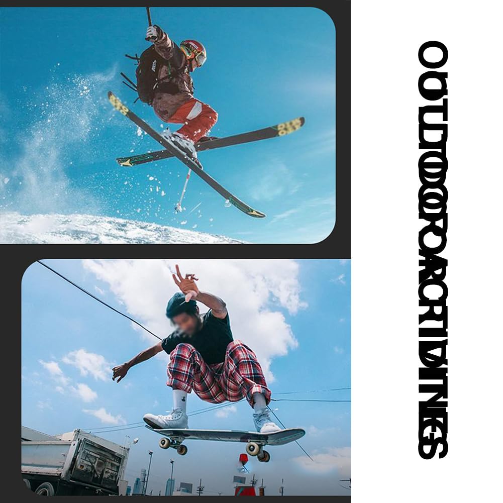 Ginocchiere Motociclistiche, Protezioni Regolabili Ginocchiera Guscio Protettivo Rigido e Fodera Morbida Comfort e Flessibili per Snowboard, Motocross, Mountain Bike L
