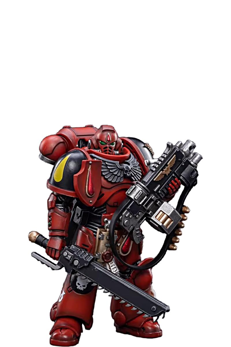 JOYTOY Warhammer 40K 1/18 Action Figure Space Marines Blood Angels Intercessors Brother Sergente Ranian Modello da collezione