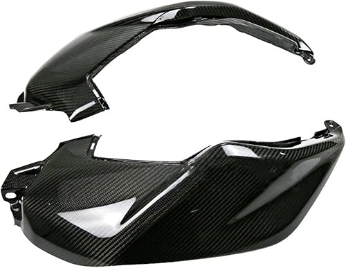 Miniatura 3 de Compatible con Yamaha compatible con MT07 MT 07 2018 2019 2020 de fibra de carbono tanque de combustible panel lateral cubiertas protectores
