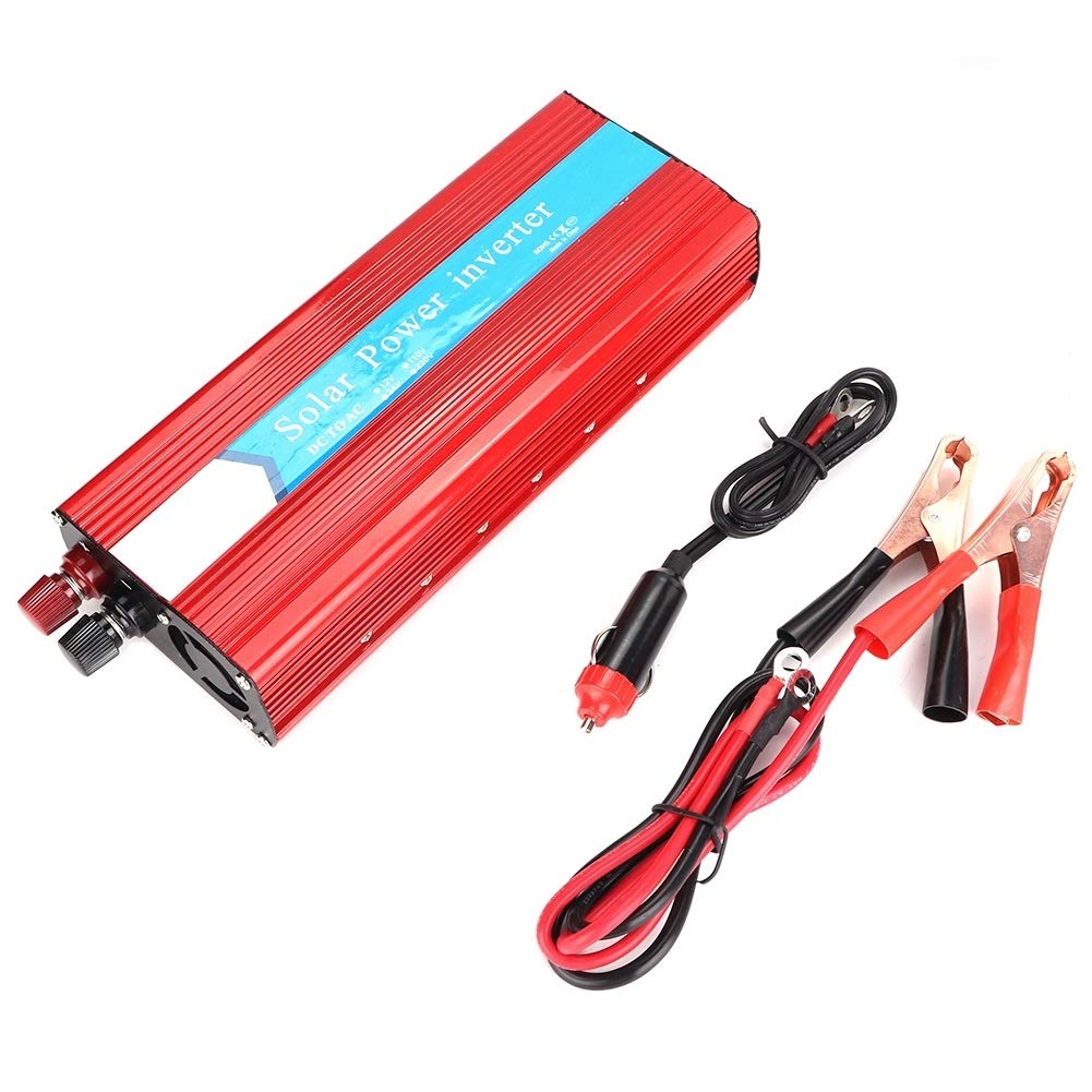 KSTE Inverter Fotovoltaico, Energia Solare Compatible with Auto 10000W Inverter fotovoltaici convertitore di Alimentazione 12V a 220V