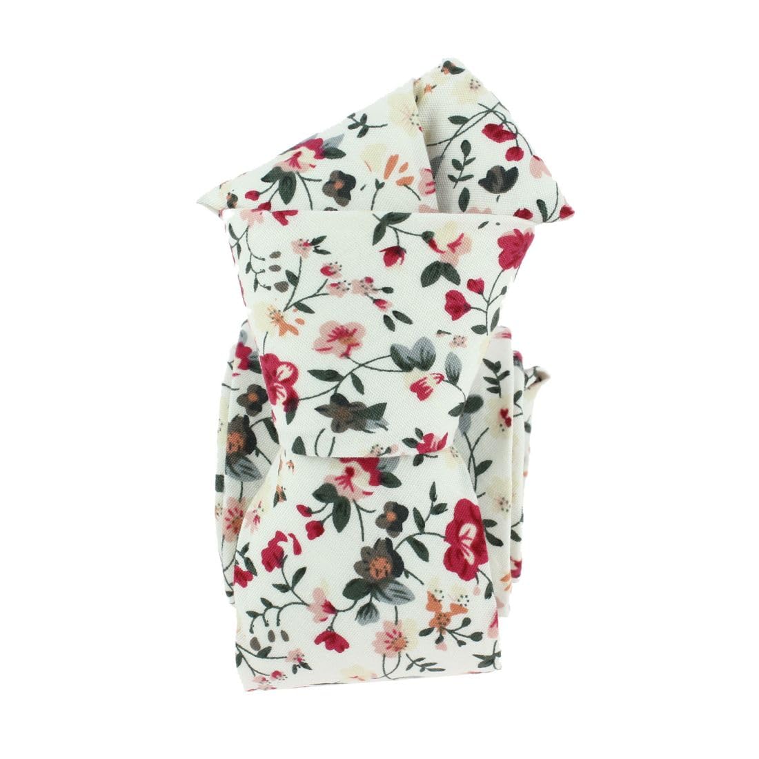 Clj Charles Le Jeune. Liberty Tie Cotton Pink and White Liberty Designs, Pink, One size