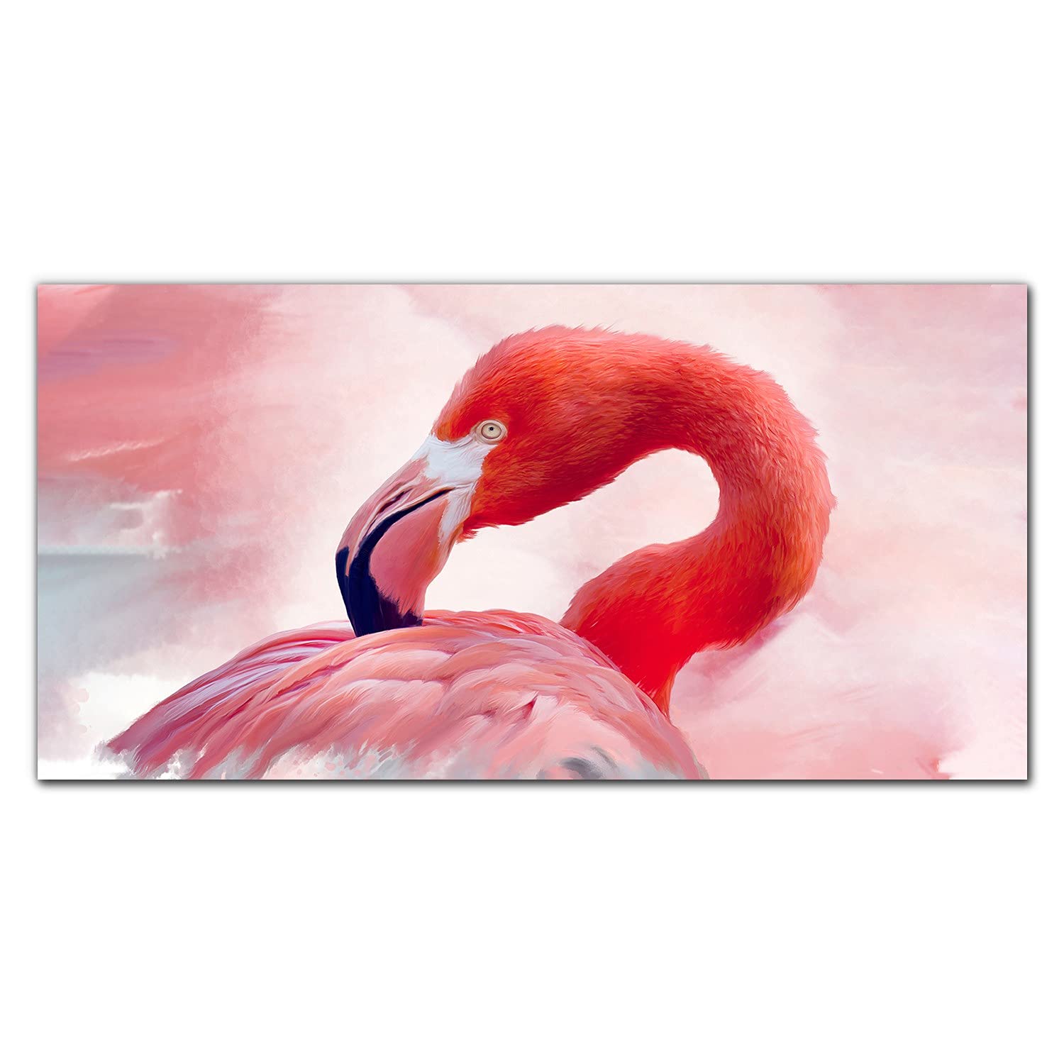 Crédence en verre trempé adhésive 100x50cm dosseret haute résistance oiseau