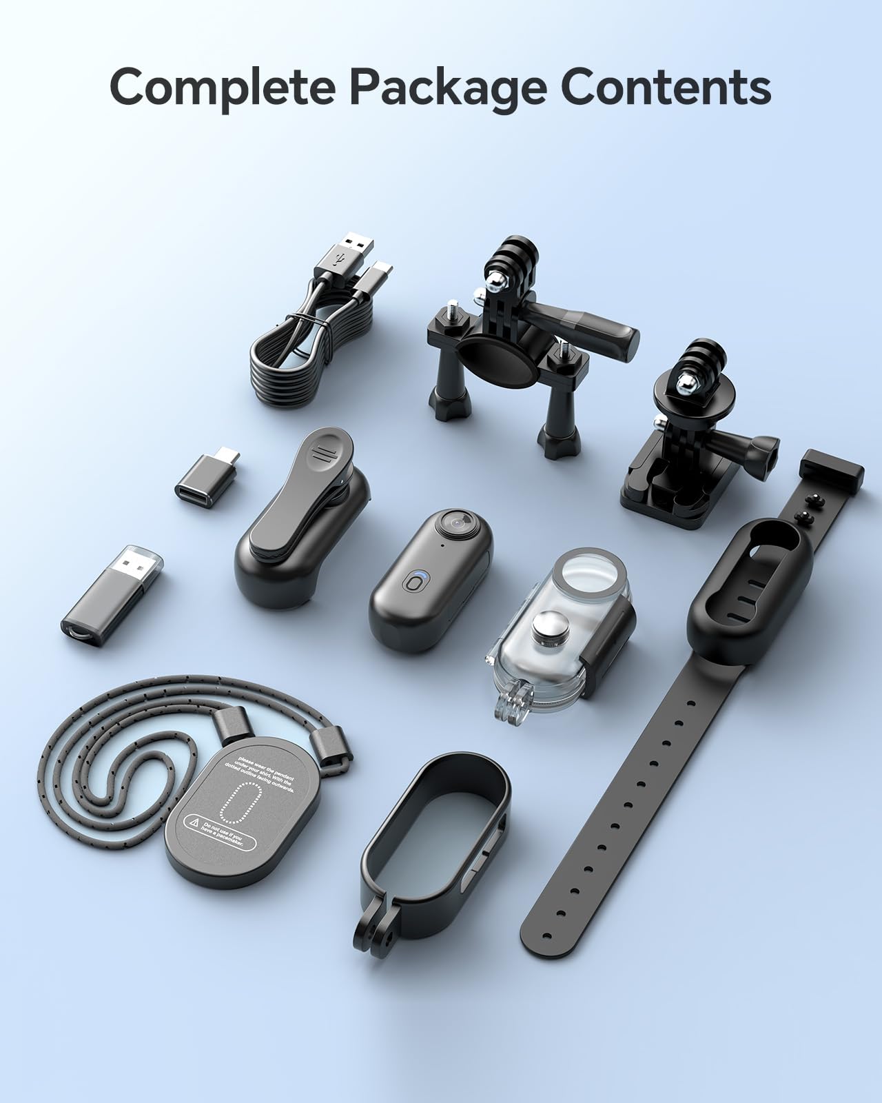 BOBLOV W4 - Cámara Corporal 4K Mini Body CAM con Clip Giratorio de 360° y Clip magnético, 90 Minutos para grabación, conferencias, Viajes, Paseos con Mascotas (4K 256 GB Impermeable)