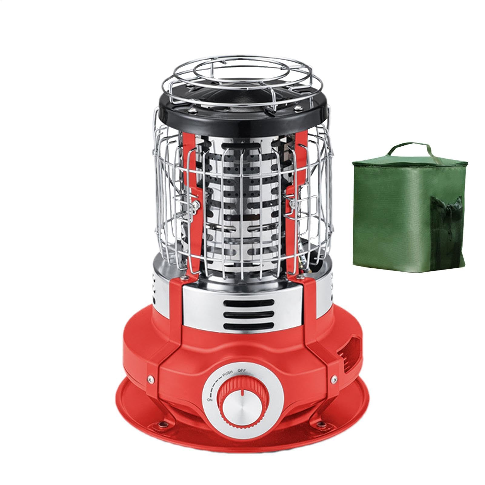 Riscaldatore da patio, riscaldatore esterno - Bruciatore da campeggio | portatile - Stufe da giardino per esterni Stufa elettrica leggera per garage da 1500 W per esterni e interni
