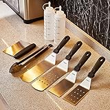 Veken Griddle Accessories Kit for Blackstone, 8-Pc. Grilling BBQ Accessories, Flat Top Grill...