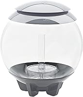 Vista 3 de biOrb Halo 15 - Acuario acrílico de 4 galones con luces LED multicolor controladas a distancia, gris