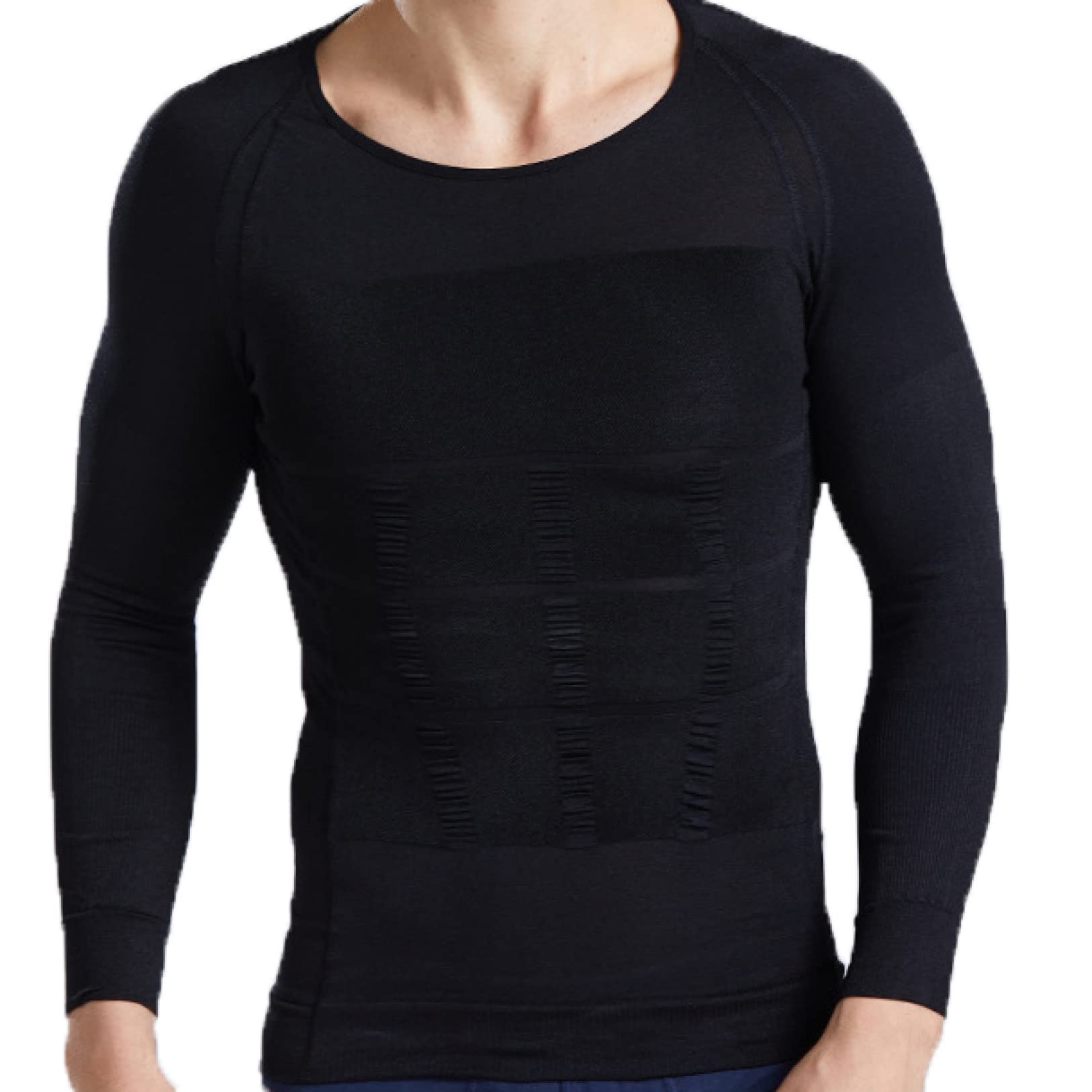 TTDGYYXW Sport-Shapewear für Herren, ärmelloses Body-Top, warmes Bauchkompressions-Unterhemd für den Sport
