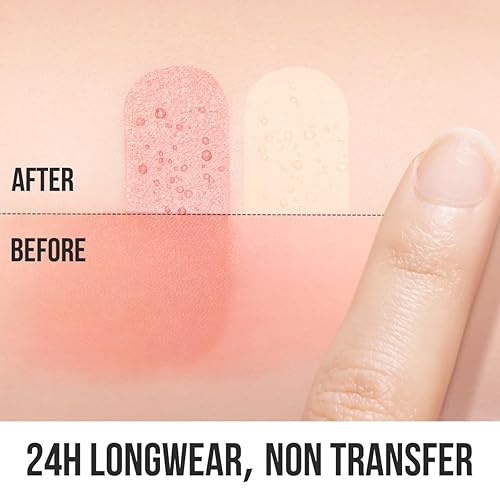 Miniatura 7 de CARSLAN Polvo facial suelto impermeable de control de aceite, polvo fijador de polvo translúcido, polvo de acabado mate sin brillo, maquillaje en