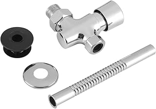 Urinal Flush Valve, Toilet Urinal Flush Valve Button Type Manual Delay Automatic Shutoff, Will Save Water Greatly