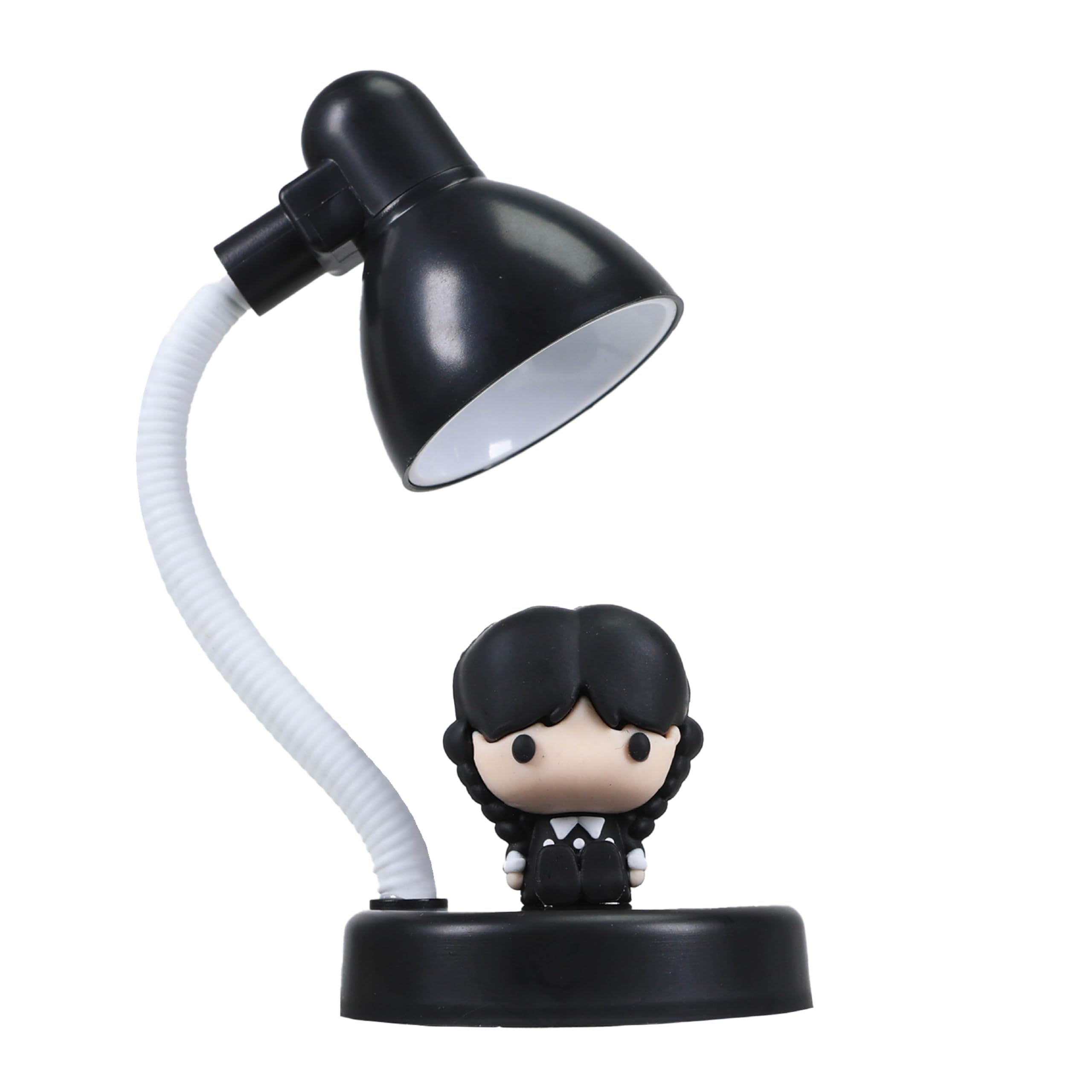 Blue Sky Studios Wednesday Mini Lamp – Usb Rechargeable Desk Light – Collectible Figurine Style – Compact Gothic Decor – Licensed Gift For Fans