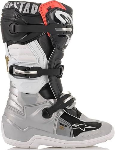 Miniatura 3 de Alpinestars Botas Tech 7S unisex para adultos, color negroplatablancodorado Sz