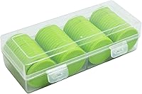 Vista 33 de Smartdealspro 64pcs 1.260 in/1.26 pulgadas plástico opaco aprendizaje contadores discos mini fichas de póquer fichas de juego con caja