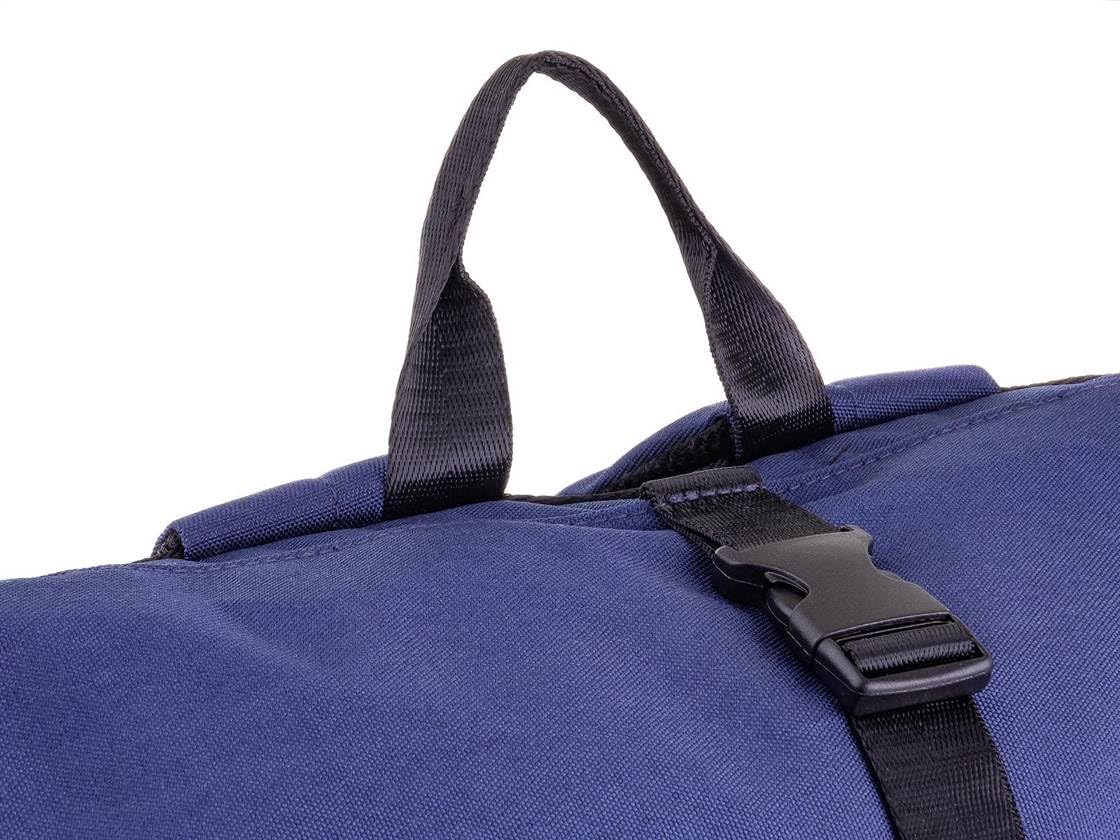 Franky RS77 Freizeit-Rucksack Rollfalte ca. 17 Liter dark blue