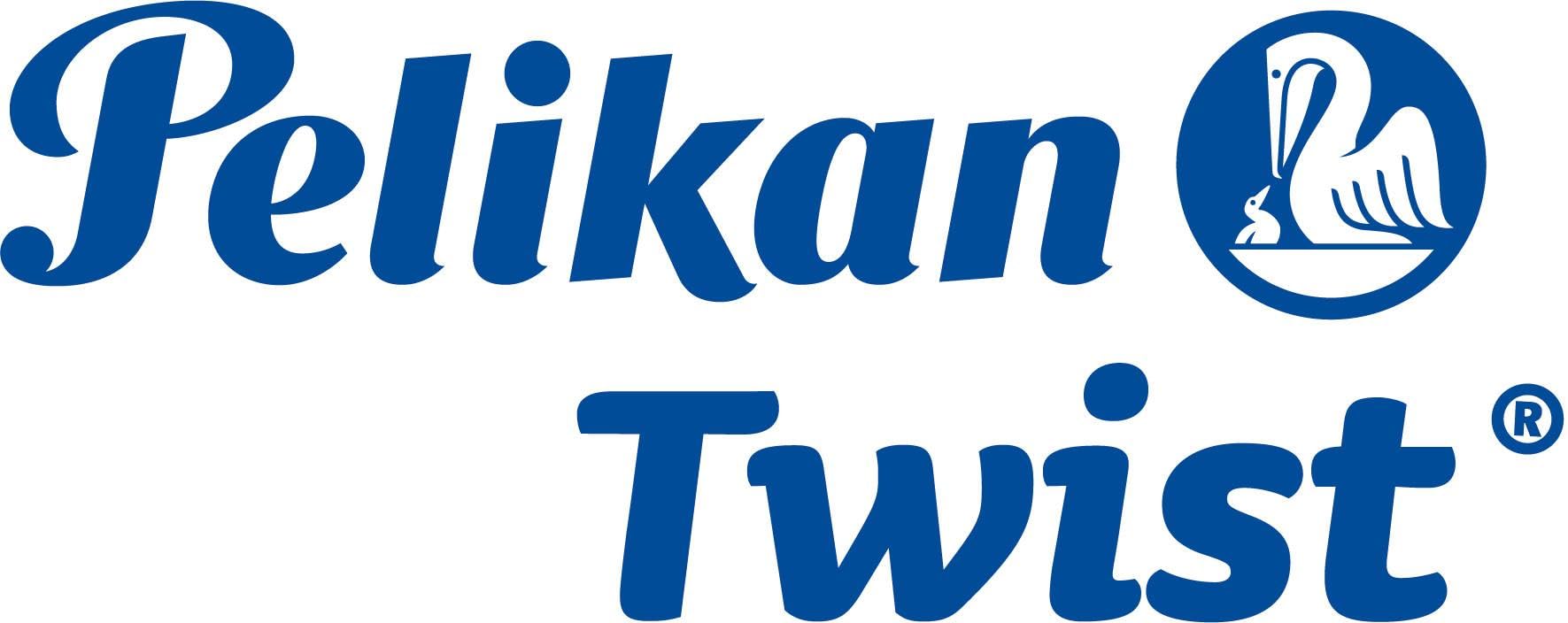 Pelikan Twist Penna Stilografica Ergonomica Pennino M Acciaio Inossidabile per Destrimani e Mancini