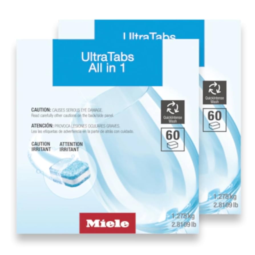 Miele ultra tabs  5個セット Amazon.com: Miele UltraTabs All-in-One Dishwasher Detergent