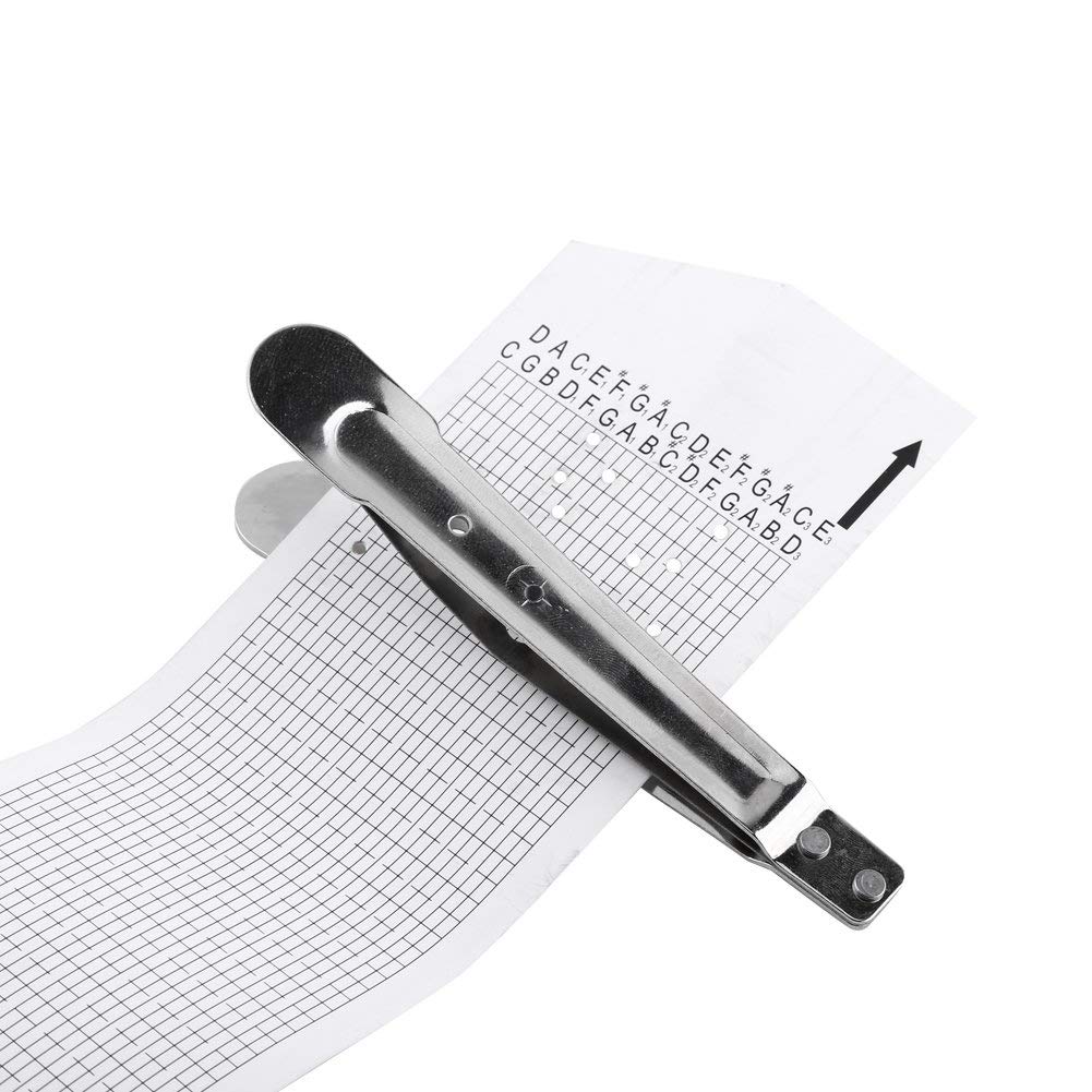 Yosoo DIY Spieluhr Bewegung, 30-Noten Hand Kurbelband Spieluhr Bewegung Teil + Puncher + 3 Streifen DIY Ihre Songs