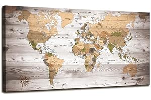 World Map Canvas with Picture Insertion Feature: A Journey of Memories