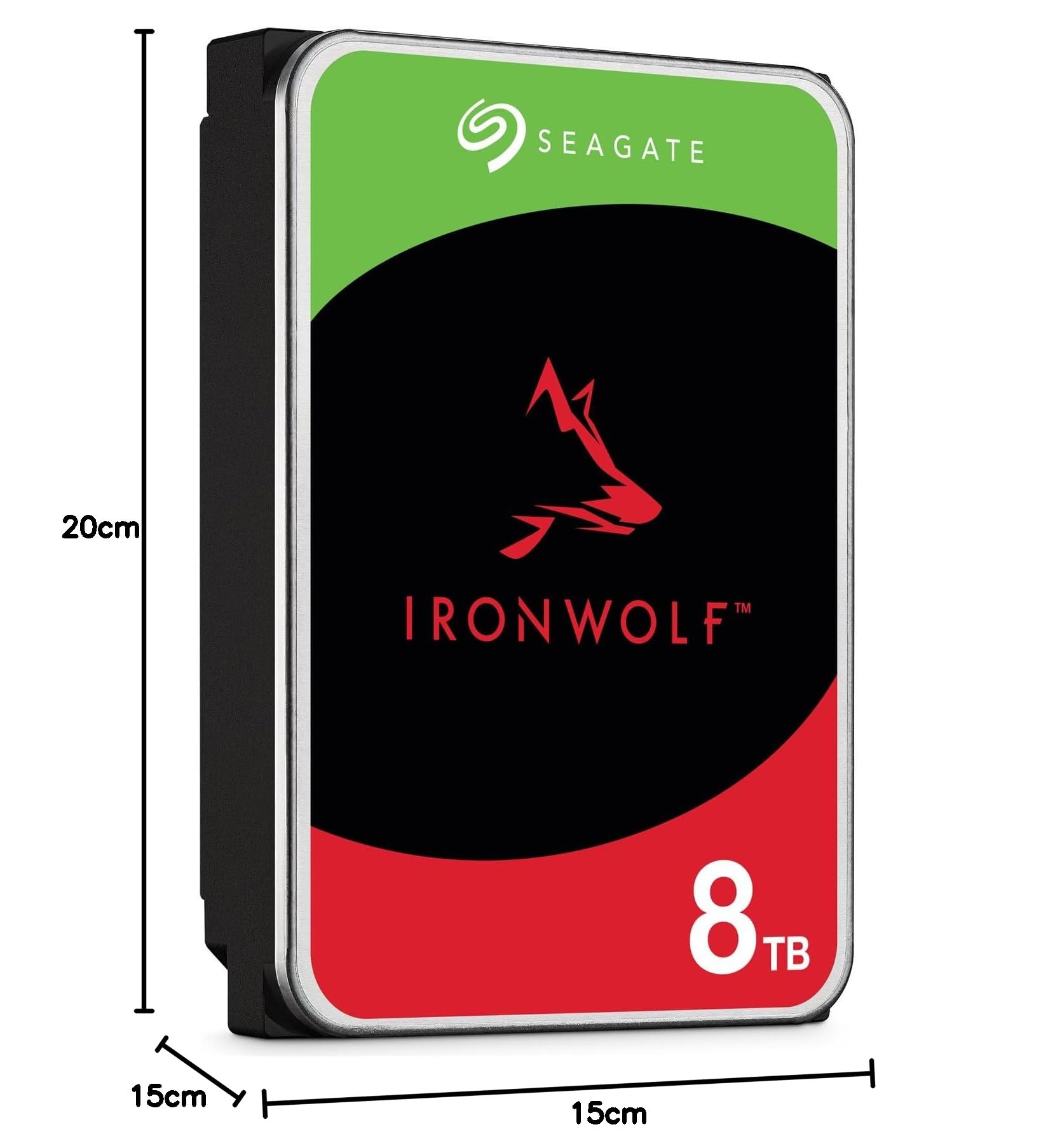 Seagate IronWolf 8TB ハードディスク ST8000VN002 Seagate IronWolf ST8000VN002 - hard drive - 8 TB - SATA 6Gb