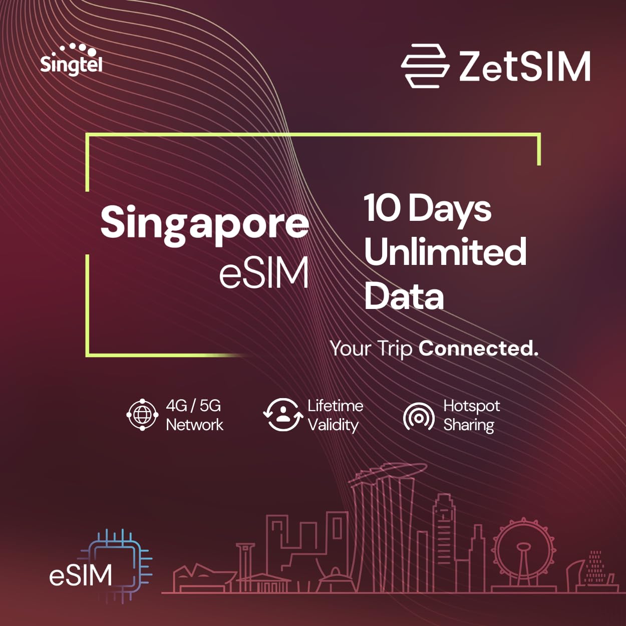 Singapore eSIM – 10 Days Unlimited Data | Instant Delivery | Travel SIM for Singapore Only | No Roaming Charges | Compatible with iPhone, Samsung, Google Pixel (Singapore 10 Days Unlimited)-image-19