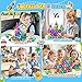 43 Pcs Mini Magnetische Bausteine Reiseset, Spielzeug ab 3 4 5 6 Jahre Junge Mädchen Reisespiele Kinder ab 3-6 Flugzeug Beschäftigung Kinder Geschenk Jungen 3-6 Jahre STEM Montessori Spielzeug