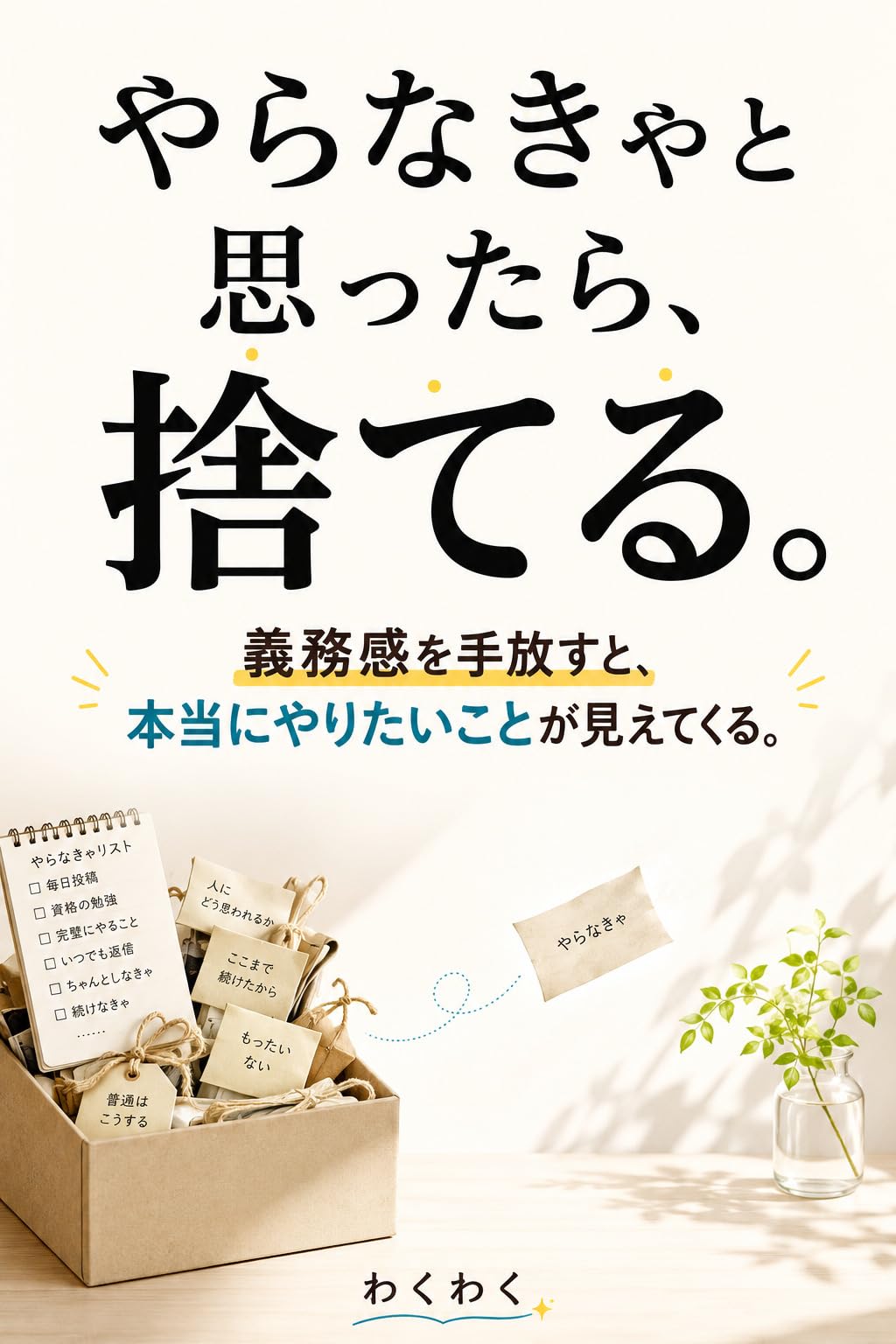 やらなきゃと思ったら、捨てるの表紙
