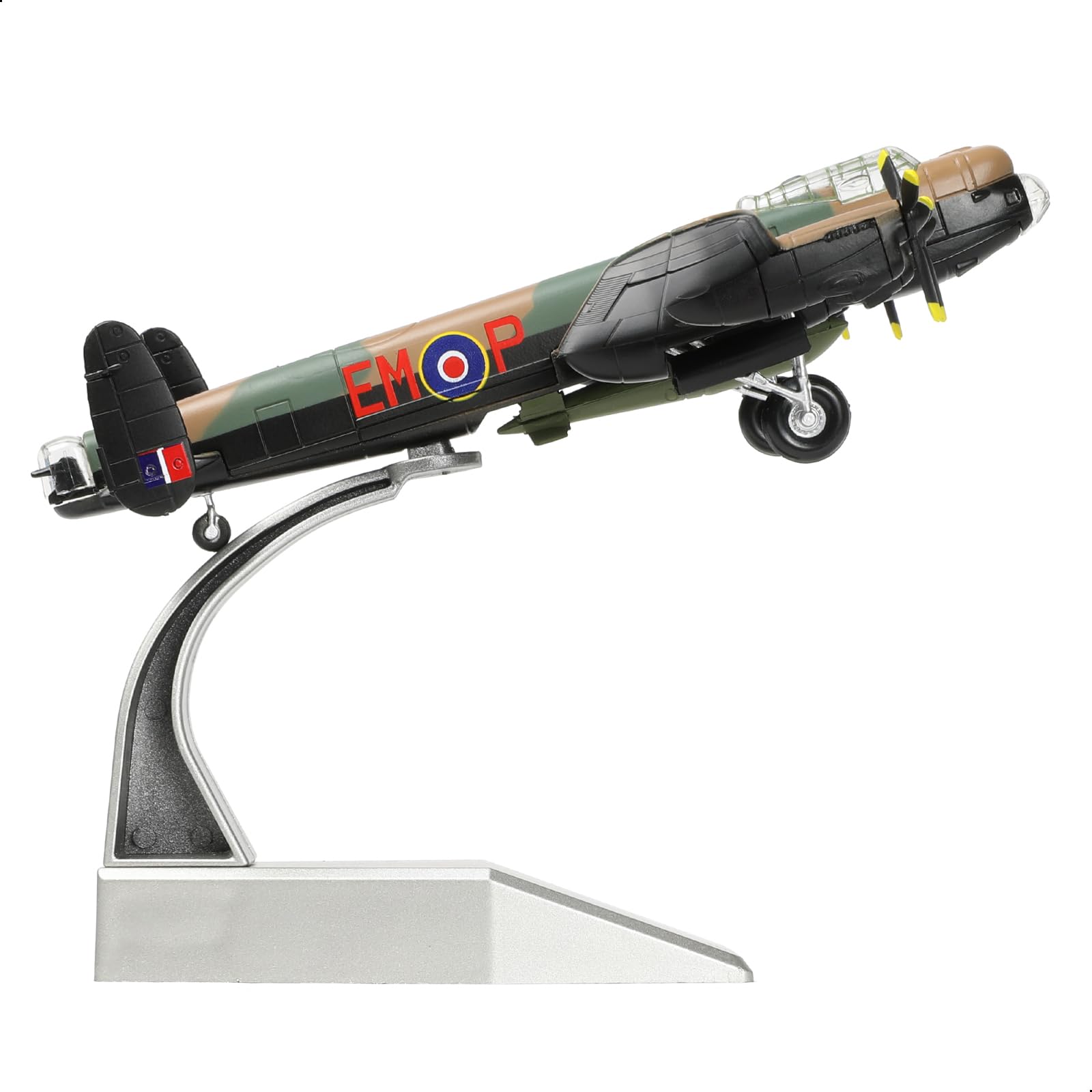 NUOTIE 1/144 Avro Lancaster Heavy Bomber Aircraft Model. Metal Diecast Plane with Display Stand. RAF - Image 4