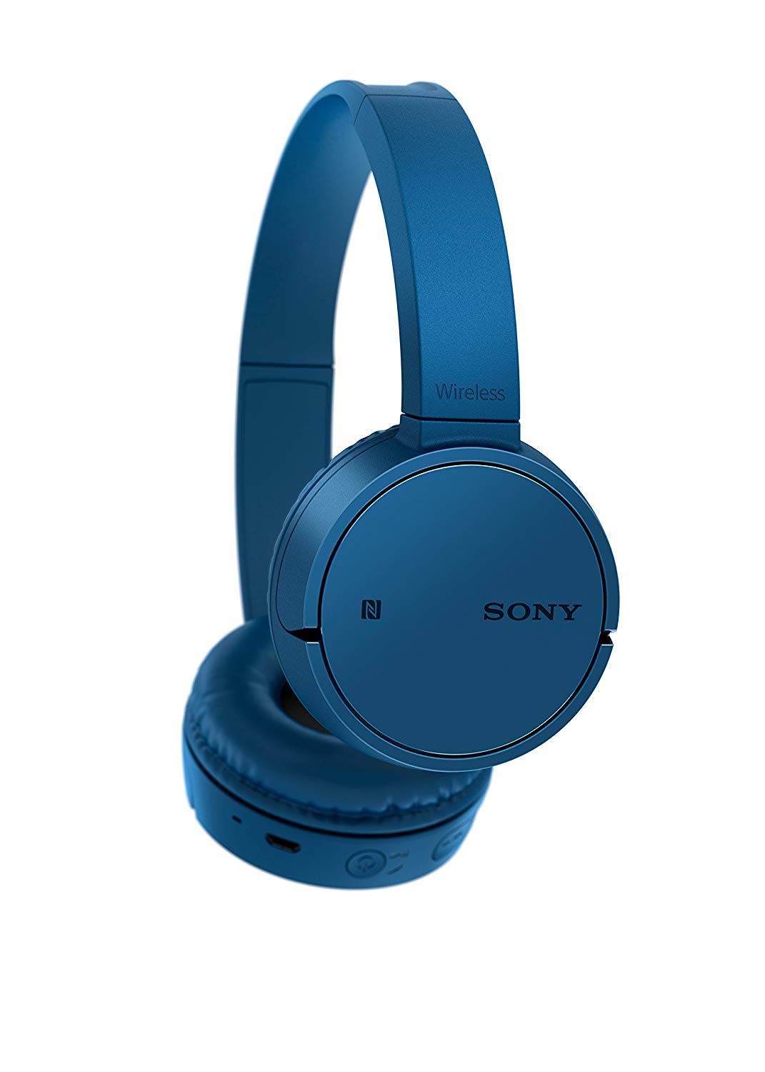 Sony WH-CH500 Casque Sans Fil Bluetooth Compact avec Prise d'appels en direct - Bleu