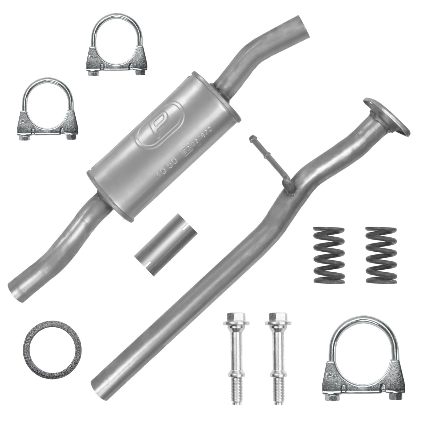 POLMOstrow Auspuff Mitteltopf für Nissan Qashqai 1 I J10 2.0 Fließheck 2006-2014